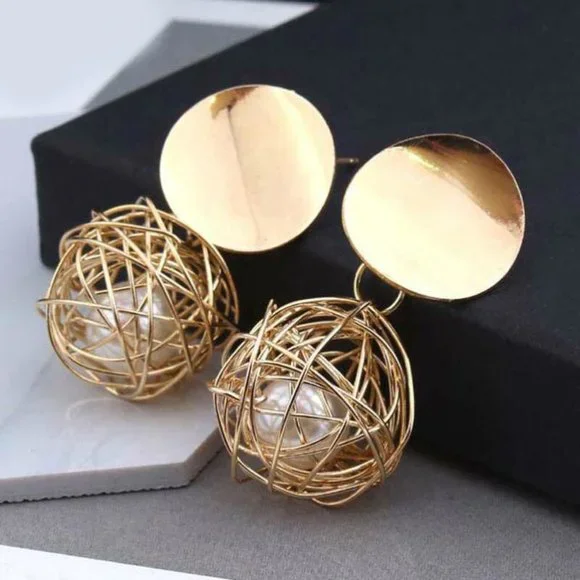 Earrings Women Stud Mada Bohemian Hoop Drop Cute Top Trendy Jewelry - Picture 1 of 8